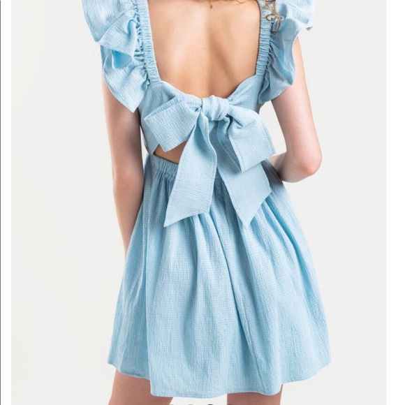 ☀️BABY BLUE MINI DRESS☀️ - Picture 2 of 7